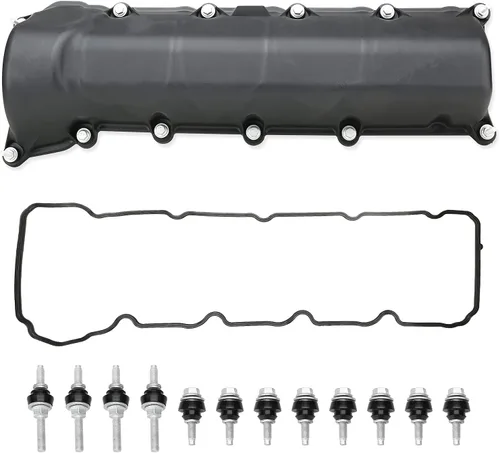Vista 9 de MITZONE Cubierta de válvula de aluminio compatible con Chrysler Aspen Dodge Dakota Durango Ram 1500 Durango Jeep Commander Grand Cherokee 4.7L