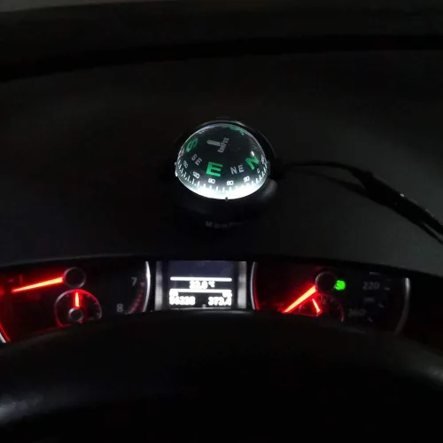 Vista 7 de KanPas Bola de brújula automotriz para coche o barco