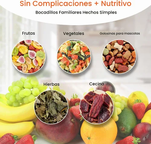 Vista 7 de Deshidratador de alimentos, 8 bandejas de acero inoxidable