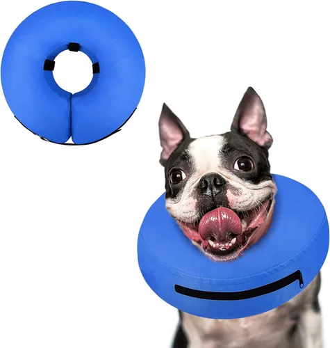 Vista 22 de Supet - Collar isabelino inflable para recuperación, posoperatorio