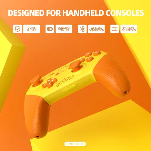 Vista 3 de FZPYZO Switch Controllers,Switch Pro Controller Compatible for SwitchSwitch LiteOLED,Gamepad Pro Controllers Wireless Remote Replacement Support