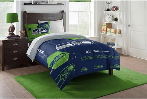 Vista 36 de Northwest NFL Unisex-Adult Comforter and Sham Set Safety