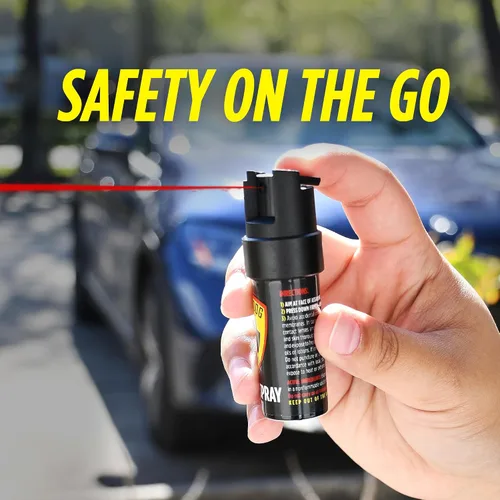 Vista 6 de Guard Dog Security Spray de pimienta para autodefensa, clip de collar para fácil transporte y acceso rápido, spray de pimienta para mujeres