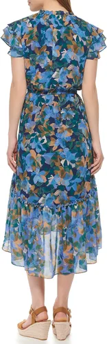 Vista 3 de Vince Camuto Vestido casual con falda escalonada para mujer