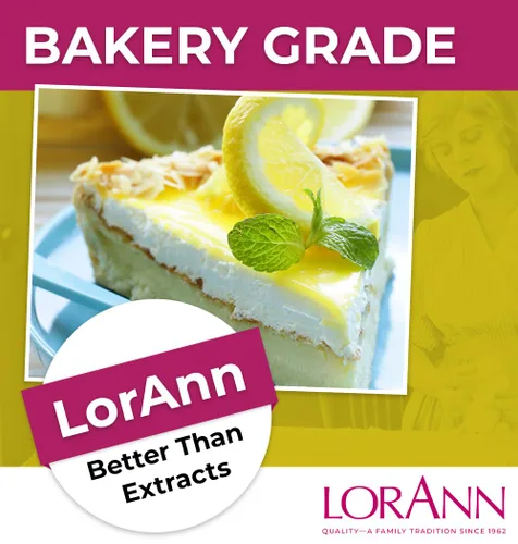 Vista 3 de LorAnn - Emulsión de panadería de limón, botella de 4 onzas