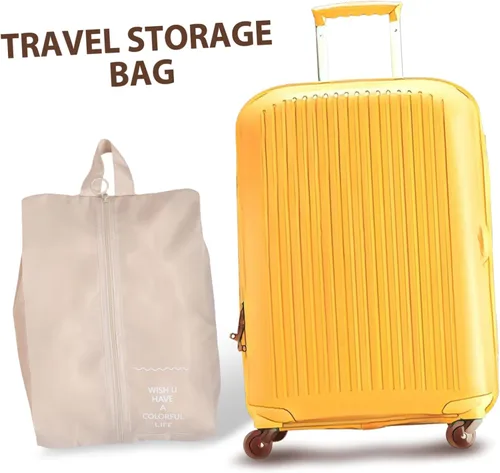 Vista 9 de NOLITOY Juego de 7 cubos de equipaje de viaje para equipaje de capacidad, bolsas organizadoras para ropa, zapatos, artículos de tocador, bolsas