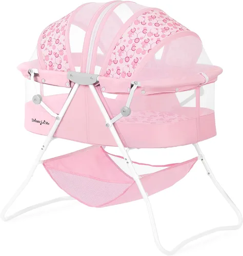 Vista 10 de Dream On Me Karley - Moisés para recién nacidos, ganador del premio National Parenting y Mom’s Choice, portátil y ligero con dosel ajustable