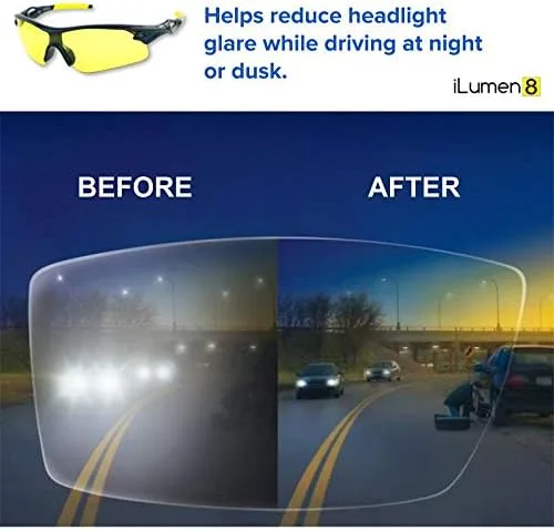 Vista 3 de BEST Night Driving Glasses- Anti Glare Night Vision Reduce Eye Strain Men Women