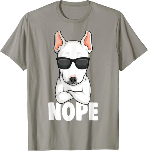 Vista 26 de Camiseta de perro Bull Terrier para niños y mujeres, Negro