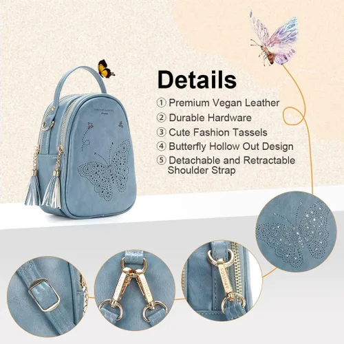 Vista 5 de APHISON Bolsos pequeños de moda, bolso de hombro, bolso cruzado para mujer