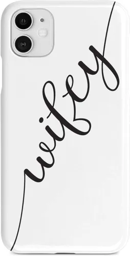 Vista 22 de Inspired Cases - Compatible con iPhone Xs Max - Funda protectora con textura 3D para Apple iPhone Xs Max - Esposo y esposa - Wifey