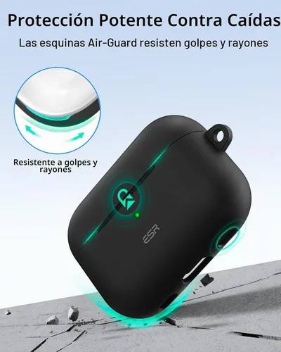 Vista 8 de ESR Funda para AirPods Pro 2, Compatible con Funda de Airpods Pro de 2ª Generación (2023/2022/2019), Compatible con MagSafe, Bloqueo Magnético