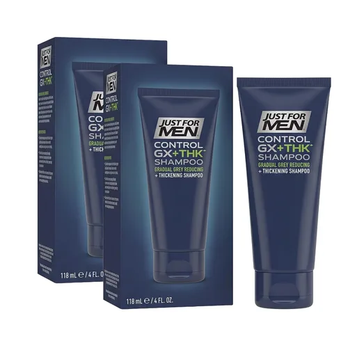 Vista 7 de Just for Men Control GX + THK Champú espesante, reducción de gris