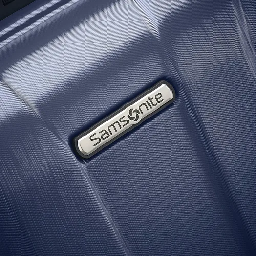 Vista 8 de Samsonite Centric 2 - Equipaje expandible con ruedas giratorias, Azul marino, Centric 2 - Equipaje expandible rígido con ruedas giratorias