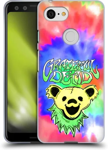 Vista 224 de Head Case Designs Funda de gel con licencia oficial de Grateful Dead Bear Trends [protección de grado militar] compatible con Google Pixel 3