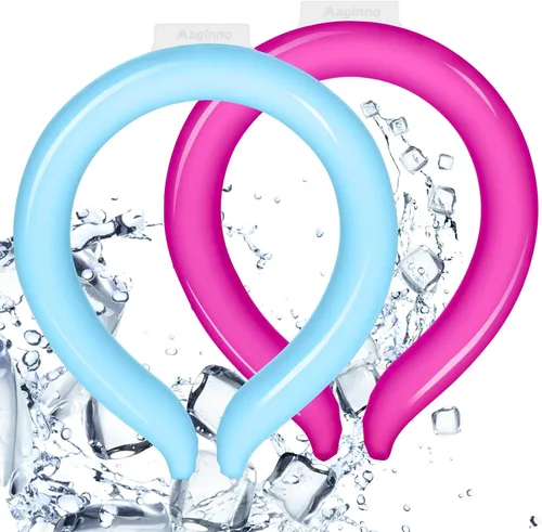 Vista 8 de Enfriador de cuello, tubo de enfriamiento portátil para climas extremadamente calurosos y calor de verano, gel de hielo frío manos libres