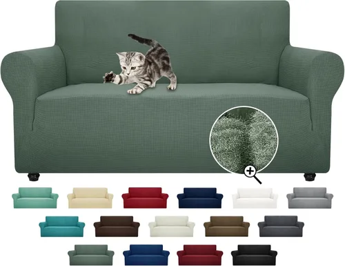 Vista 31 de ZNSAYOTX Funda súper elástica para silla (30"-47"), nuevas fundas de silla a rayas para sala de estar, aptas para perros y mascotas, protector