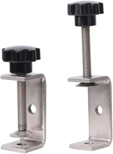 Vista 6 de Abrazadera en C de servicio pesado Abrazadera de tigre Abrazaderas de madera Abrazadera C de acero inoxidable para soldadura Carpenter Edificio