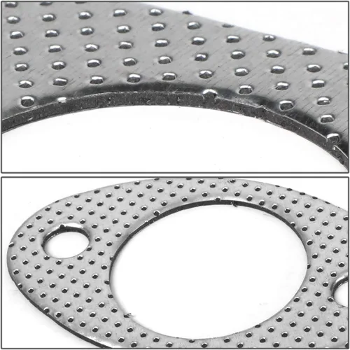 Vista 4 de Auto Dynasty Juego de juntas de cabezal colector de escape de aluminio compatible con Mazda Miata 90-93 1.6L