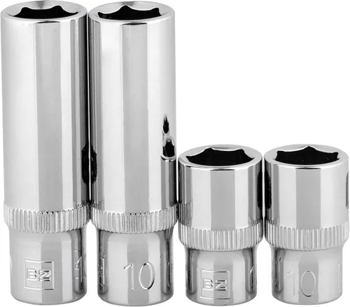Vista 5 de BRAZEN Paquete de dos enchufes de impacto de 10 mm (múltiple tipo, accionamiento de 1/2")