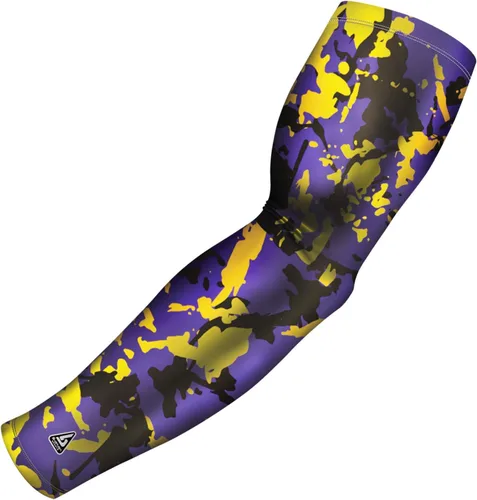 Vista 18 de B-Driven Pro-Fit Sports - Manga de compresión deportiva para hombres, mujeres y jóvenes, diseños de camuflaje, ayuda a la circulación y refrigeración