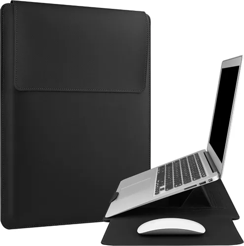 Vista 7 de HoYiXi Funda para laptop de 15.6 pulgadas, compatible con MacBook Pro de 16/15.4 pulgadas, MacBook Pro 15, Mac Air 15, funda impermeable suave de 15