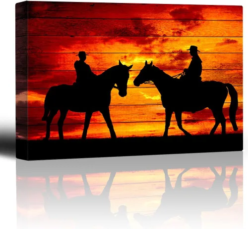 Vista 29 de Hermoso paisaje lona Wall Decor, arte moderno, Home Sets, 12" x 18