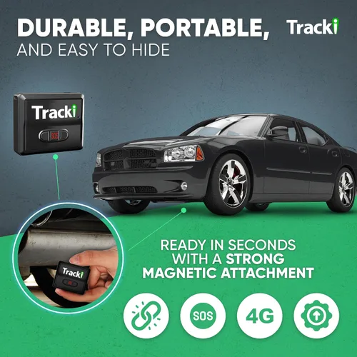 Vista 3 de Tracki Mini rastreador GPS, requiere suscripción, cancela en cualquier momento - Rastreador universal compacto 4G LTE para vehículos