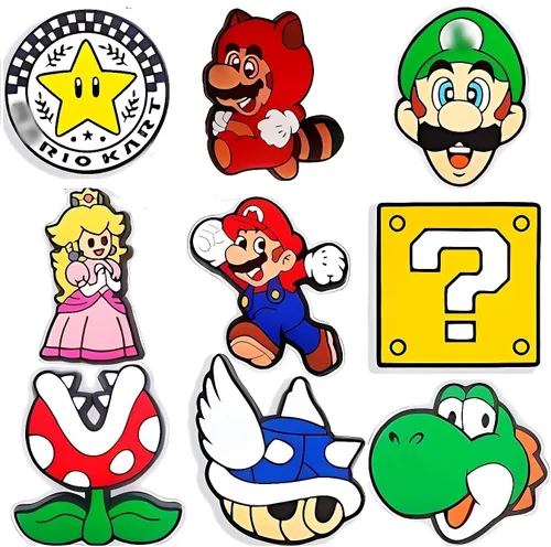 Vista 4 de Paquete de 30 dijes para zapatos, decoraciones sin repetición para juegos de anime, accesorios para niñas, niños, adolescentes, niños, regalos