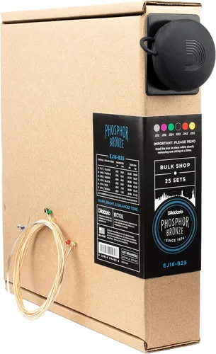 Vista 7 de D'Addario EJ26-3D Cuerdas de guitarra acústica de bronce fósforo 11-52, 3