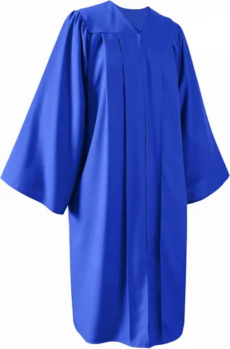 Vista 9 de Bata de coro para iglesia, adulto, mate, bautizo, pastor o vestido Bata de coro mate unisex para adultos diseñada para graduaciones de servicios
