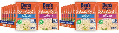 Vista 12 de BEN'S ORIGINAL Arroz Basmati Listo, Guarnición Fácil, Bolsa de 8.5 oz (Paquete de 6)