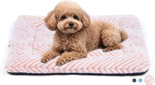 Vista 19 de Mora Pets - Cama para gatos de interior lavable, almohadilla antideslizante para jaula de perros, linda cama para perros con estrellas para perros