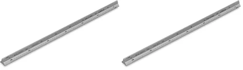 Vista 16 de Alumicolor Regla Métrica de Bolsillo para Arquitecto de Aluminio, 15CM, Negro