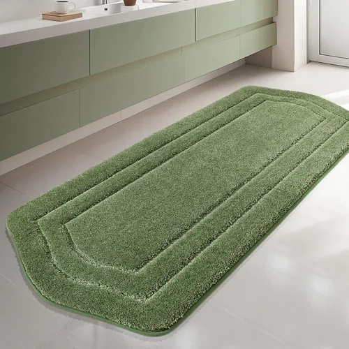 Vista 30 de COSY HOMEER Alfombras de Baño Extra Gruesas para Baño - Juegos de Alfombras Antideslizantes de Lino de Baño Suave Felpa 100% Poliéster Fuerte Sala