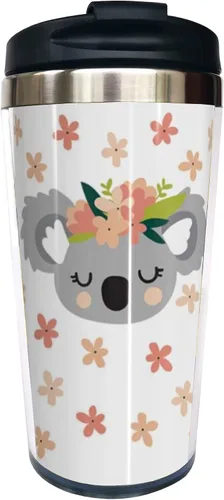 Vista 10 de Corgi Butt - Taza de café de viaje de acero inoxidable de 13 onzas, divertida botella de agua con aislamiento, vaso de regalo de cumpleaños