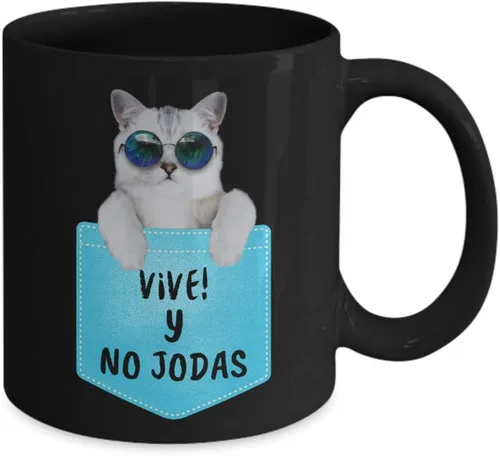 Vista 2 de Presente para hermana Taza de café original taza chistoza para novia, esposa, prima
