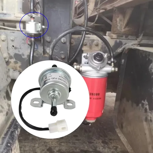 Vista 4 de Bomba de combustible eléctrica diésel para Kubota BX2350 M108 RC601-51352 RC601-51350.