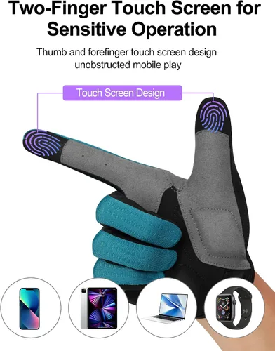 Vista 4 de INBIKE Guantes de ciclismo para bicicleta de carretera, guantes acolchados de gel con memoria para hombres y mujeres, guantes de ciclismo