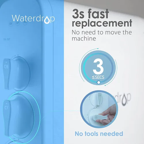 Vista 4 de Waterdrop Filtro G3-N1CF, repuesto para sistema G3-W y G3P600 y G3P800 RO