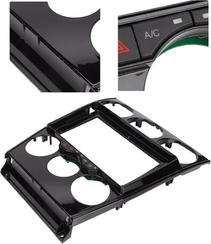Vista 8 de Fydun Kit de instalación para salpicadero, marco de panel de navegación estéreo de coche ABS negro para Mazda 6 2004‑2016