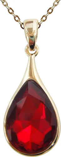 Vista 28 de Navachi Collar con colgante de circón en forma de pera con gota de agua chapada en oro de 18 quilates 16 "+2" Negro