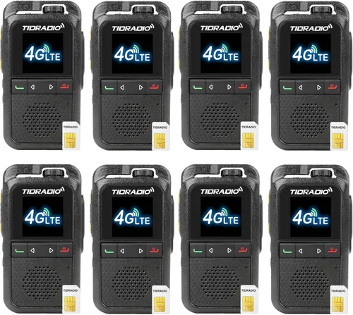 Vista 19 de TIDRADIO TD-G100 Rapid Unlimited Range 4G LTE PoC Walkie Talkies de largo alcance con tarjetas SIM, radios bidireccionales de 5000 millas a nivel