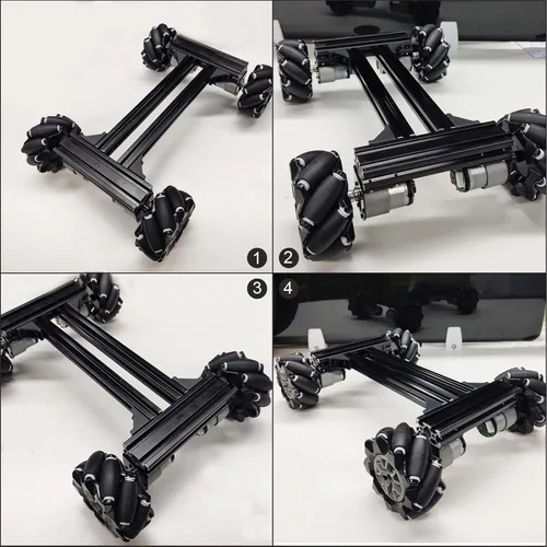 Vista 6 de SmaringRobot Kit de chasis de coche robot de metal
