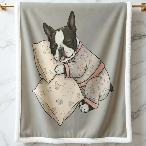 Vista 11 de Manta de sherpa de retazos de perro de peluche otoñal, acogedora manta de otoño con bonito estilo colcha de cachorro, manta cálida y suave