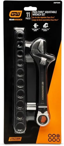 Vista 2 de GEARWRENCH Juego de llaves ajustables de paso de 11 piezas GWPTAW8