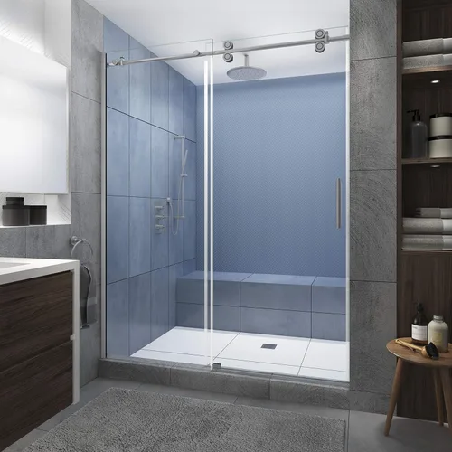 Vista 11 de Aston SDR978EZ.UC-ORB-4880-L Langham XL Puerta de ducha, bronce aceitado, transparente-izquierda
