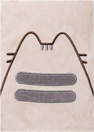 Vista 2 de Grupo Erik Pusheen - Cuaderno de felpa Cuadernos de tapa dura Cuaderno A5 Lindos cuadernos 160 páginas punteadas