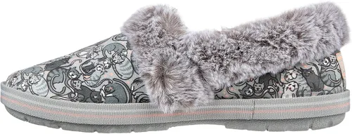 Vista 3 de Skechers Bobs Too Cozy para mujer - Pantufla Snuggle Rovers