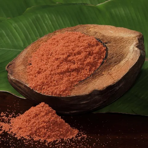 Vista 5 de The Spice Lab Nº 12 - Sal fina Alaea roja hawaiana - Sal gourmet premium - Kosher sin gluten sin OMG marca totalmente natural - Bolsa resellable